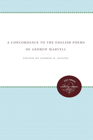 A Concordance to the English Poems of Andrew Marvell