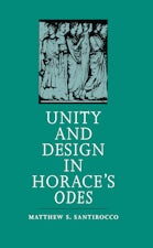 Unity and Design in Horace's Odes