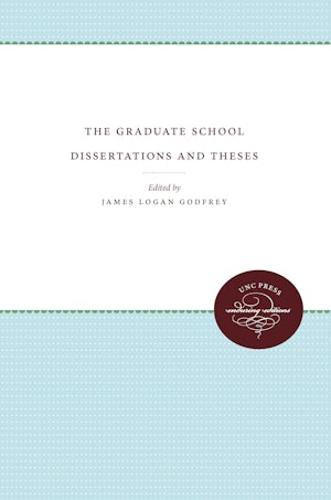The Graduate School Dissertations and Theses