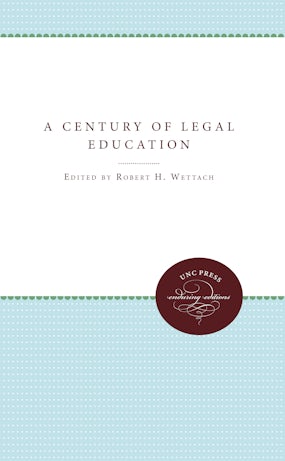 A Century of Legal Education