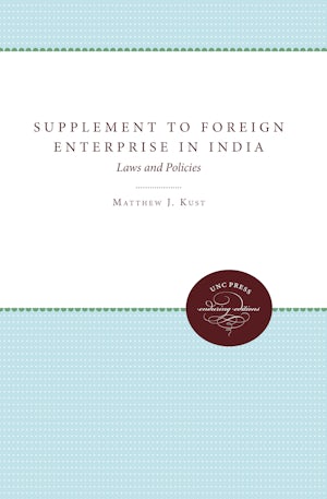 Supplement to Foreign Enterprise in India