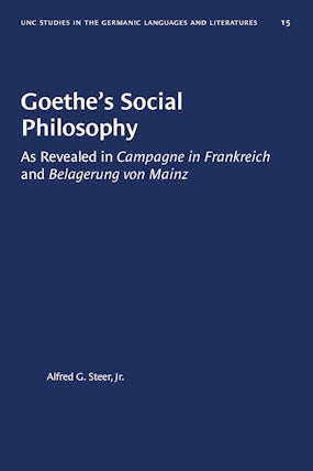 Goethe's Social Philosophy