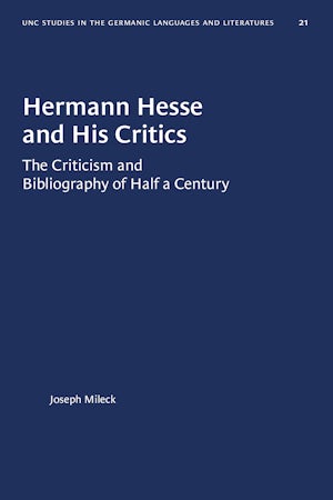 Hermann Hesse and His Critics