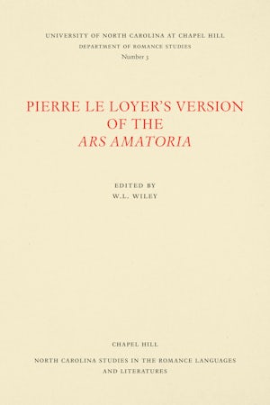 Pierre le Loyer's Version of the Ars Amatoria
