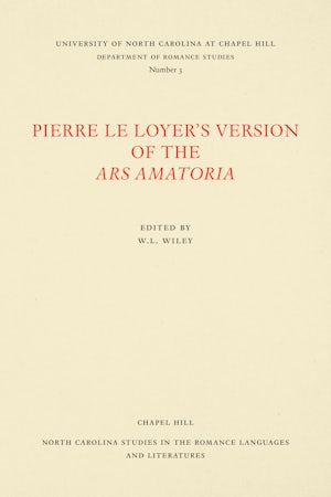 Pierre le Loyer's Version of the Ars Amatoria