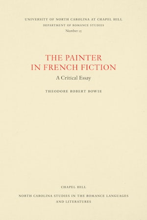 The Painter in French Fiction