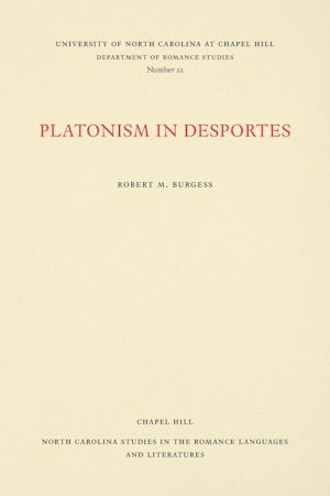 Platonism in Desportes