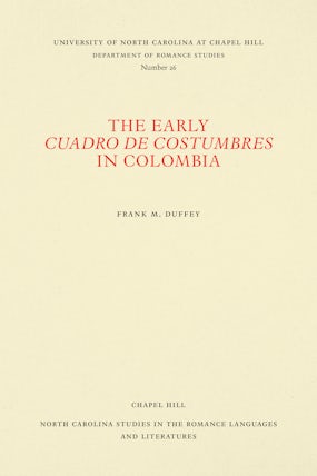 The Early Cuadro de costumbres in Colombia