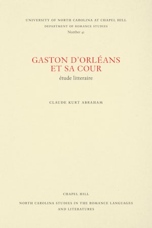 Gaston d'Orléans et sa cour