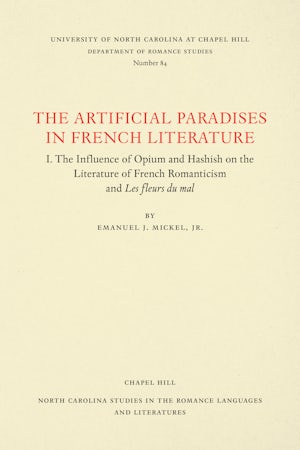 The Artificial Paradises in French Literature