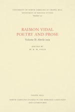 Raimon Vidal, Poetry and Prose