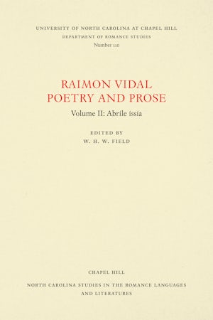 Raimon Vidal, Poetry and Prose