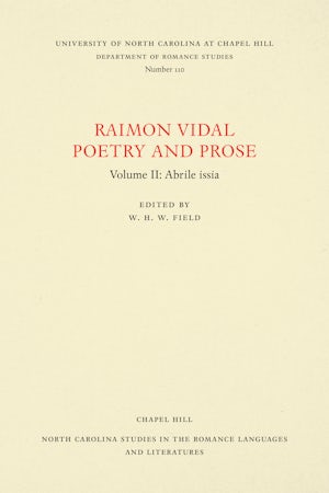 Raimon Vidal, Poetry and Prose