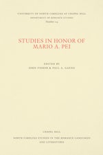 Studies in Honor of Mario A. Pei