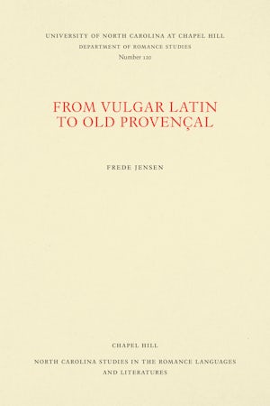 From Vulgar Latin to Old Provençal