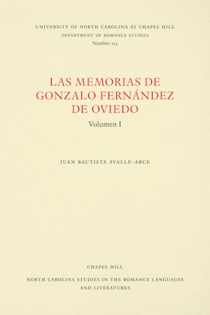 Las Memorias de Gonzalo Fernández de Oviedo