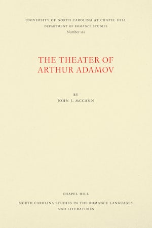 The Theater of Arthur Adamov
