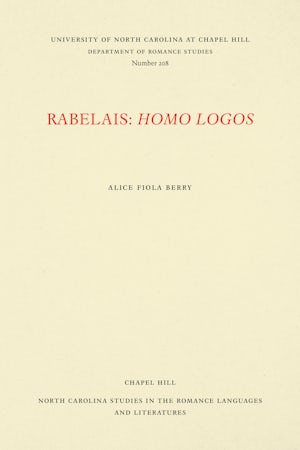 Rabelais: Homo Logos