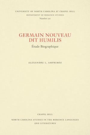 Germain Nouveau dit Humilis