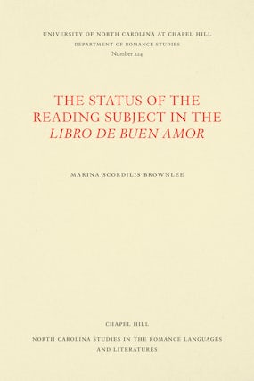 The Status of the Reading Subject in the Libro de Buen Amor