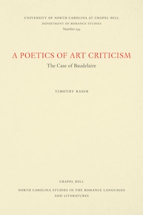 A Poetics of Art Criticism