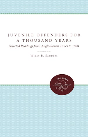 Juvenile Offenders for a Thousand Years
