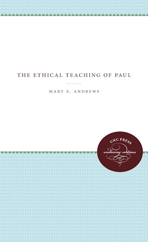 The Ethical Teaching of Paul