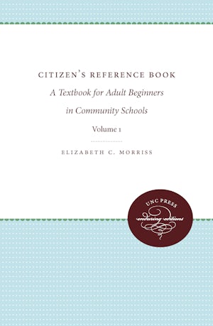 Citizens' Reference Book: Volume I