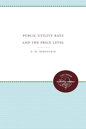 Public Utility Rate Making and the Price Level