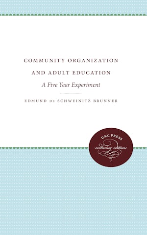 Community Organization and Adult Education