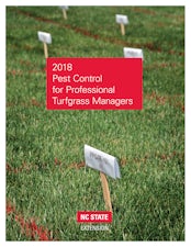 2018 Pest Control for Professional Turfgrass Managers