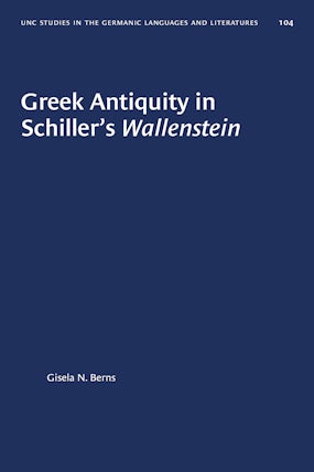 Greek Antiquity in Schiller's Wallenstein