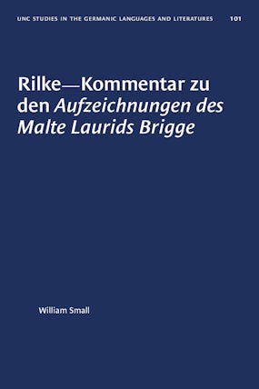 Rilke--Kommentar zu den Aufzeichnungen des Malte Laurids Brigge