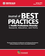 Journal of Best Practices in Health Professions Diversity, Spring 2022
